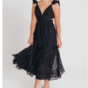 Storia Embroidered Maxi Dress